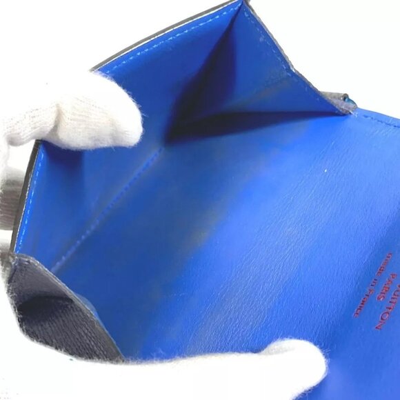 LOUIS VUITTON M63041 Monogram&Taiga Compact Wallet Folded wallet - Picture 7 of 16